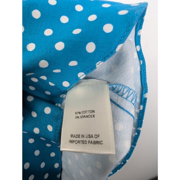 Tatyana Vintage Retro Style Pin-Up Polka Dot Fit and Flare Midi Dress - Picture 12 of 12